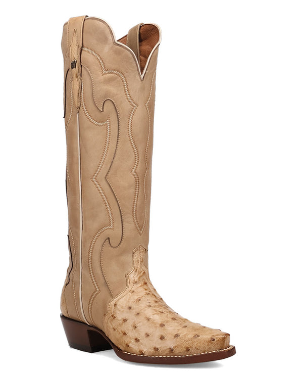 Dan Post Women's Maravilla Exotic Ostrich Heeled Boot