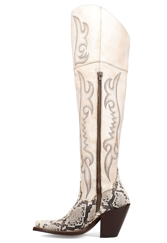 Dan Post Women's Clavera Python High Leg Western Boot
