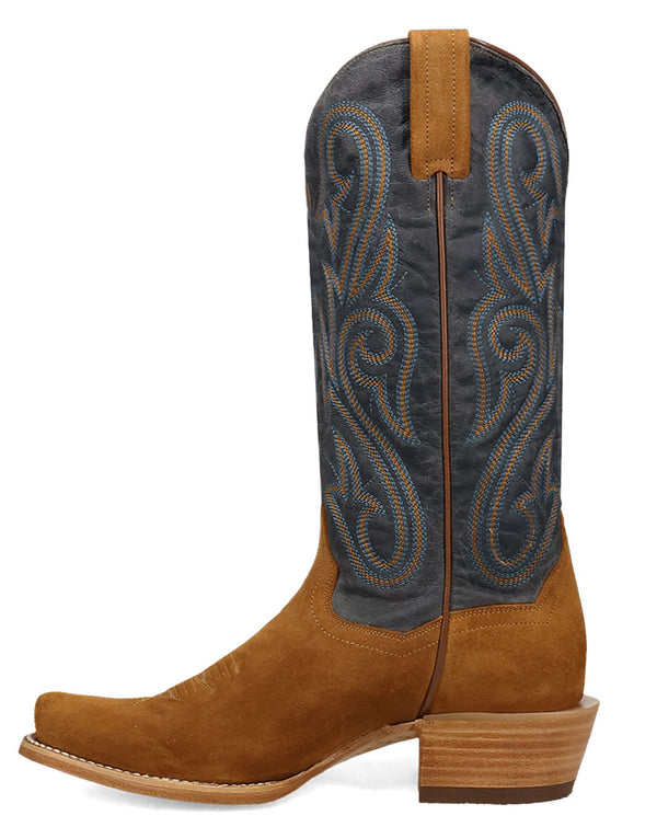 Dan Post Women's Lanessa Suede Foot Western Leather Boot