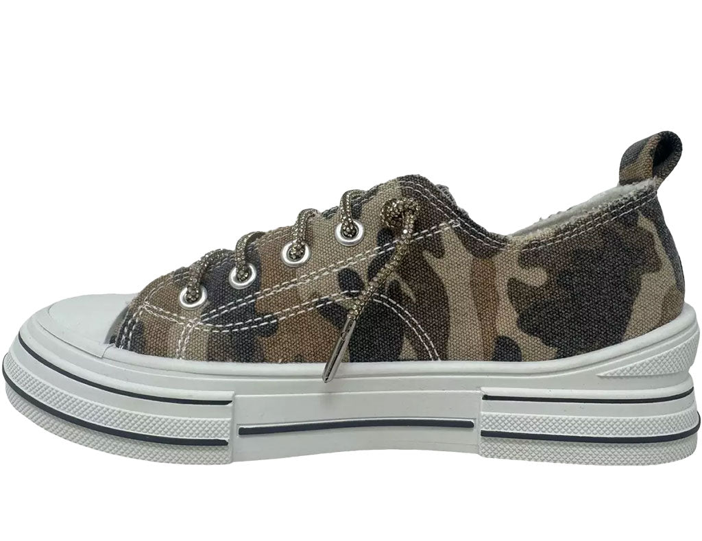 Very G Women's Aman Camo Platform Sneaker