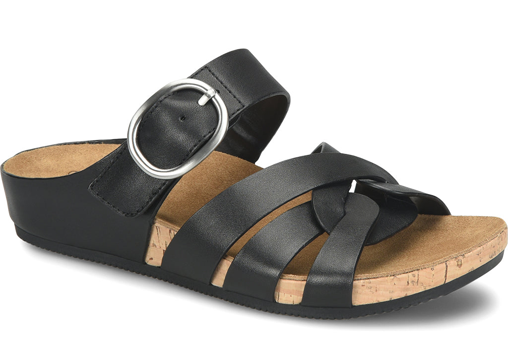 Comfortiva Women's Gianna Low Wedge Slide Sandal