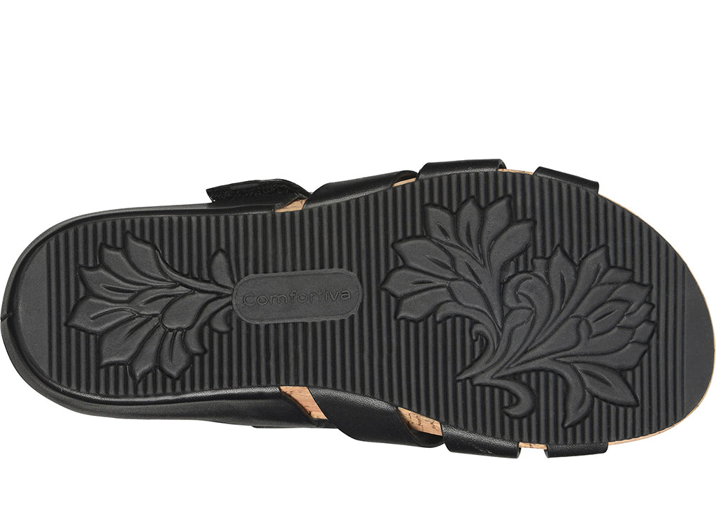 Comfortiva Women's Gianna Low Wedge Slide Sandal