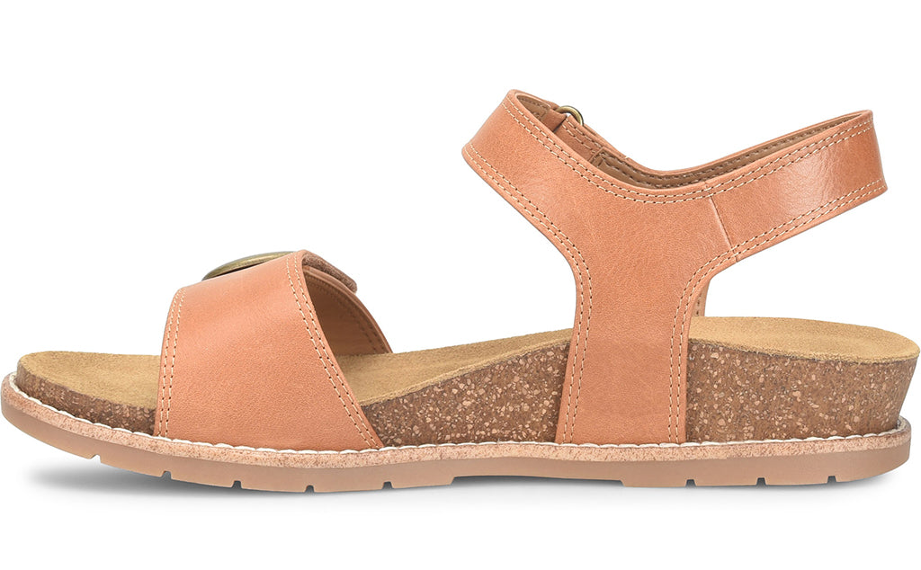 Comfortiva Women's Gwen Slip-Resistant Low Wedge Sandal