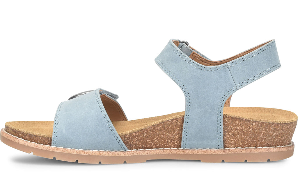 Comfortiva Women's Gwen Slip-Resistant Low Wedge Sandal