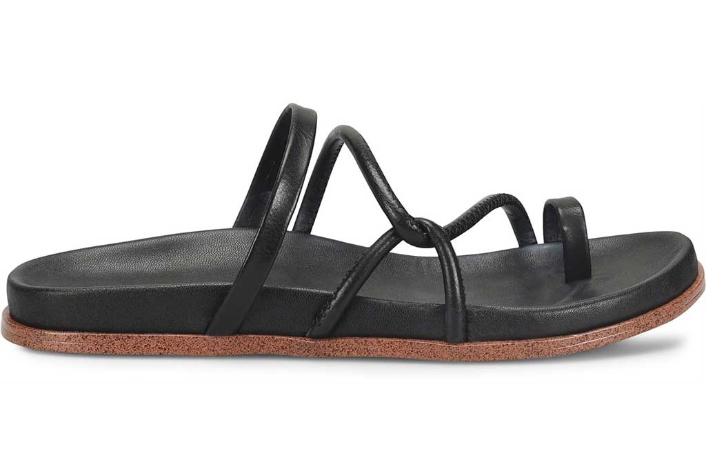 Korks Women's Audra Asymmetrical Strappy Slide Sandals