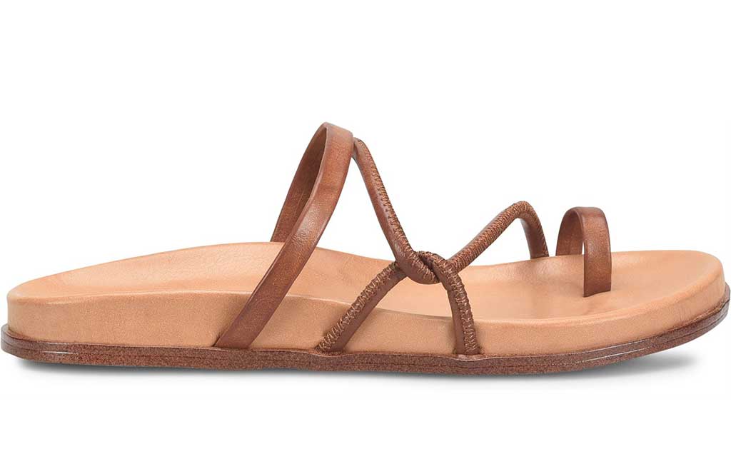 Korks Women's Audra Asymmetrical Strappy Slide Sandals