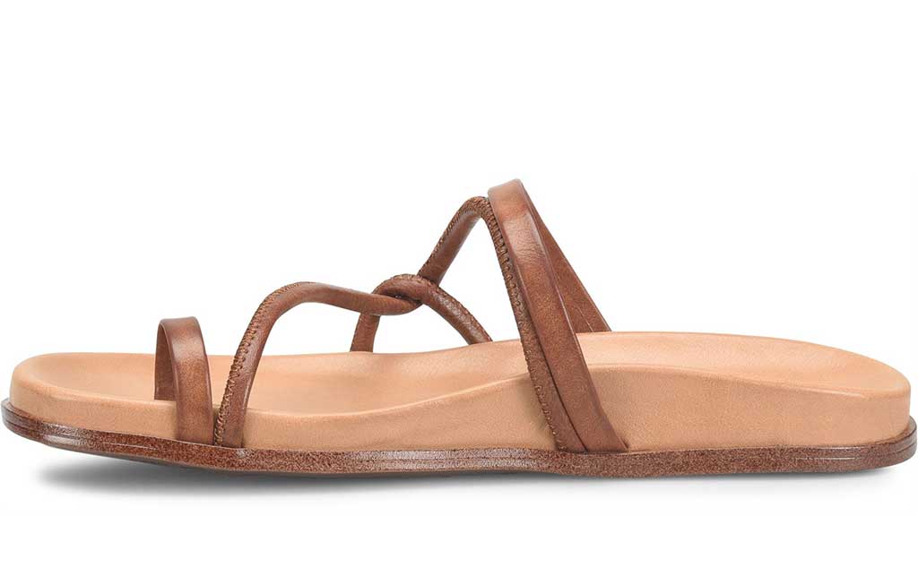 Korks Women's Audra Asymmetrical Strappy Slide Sandals