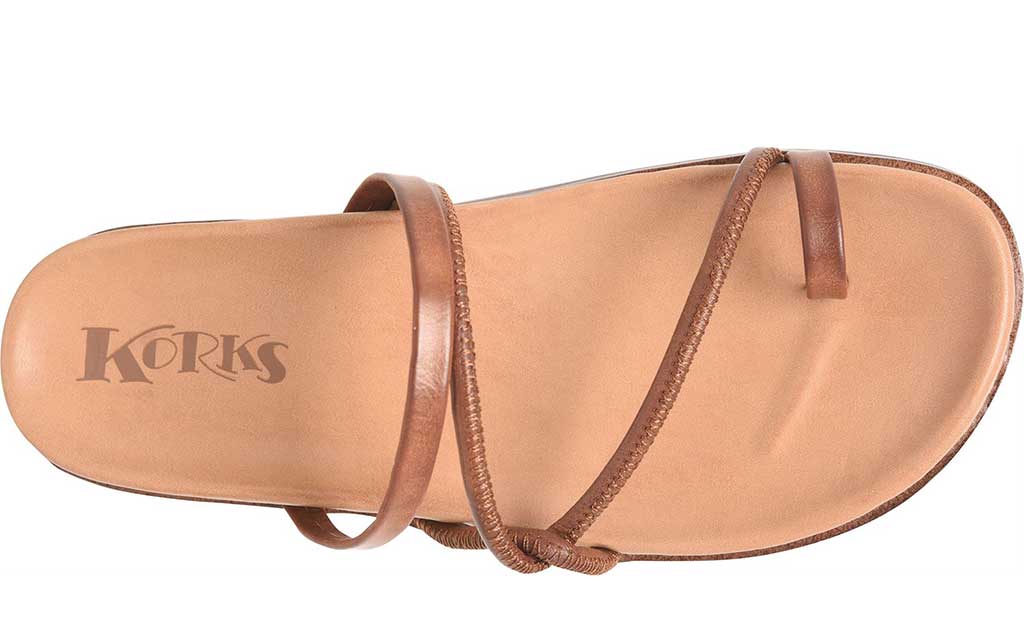 Korks Women's Audra Asymmetrical Strappy Slide Sandals
