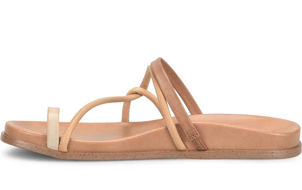 Korks Women's Audra Asymmetrical Strappy Slide Sandals