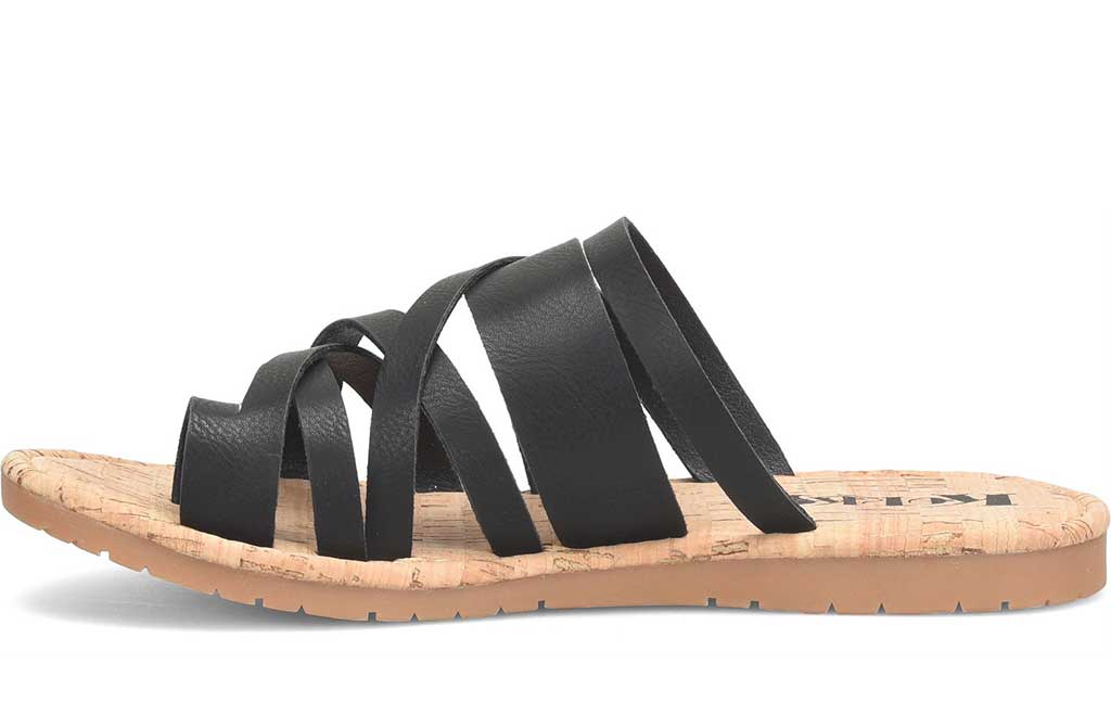 Korks Women's Clemons Strappy Toe Loop Slide Sandal