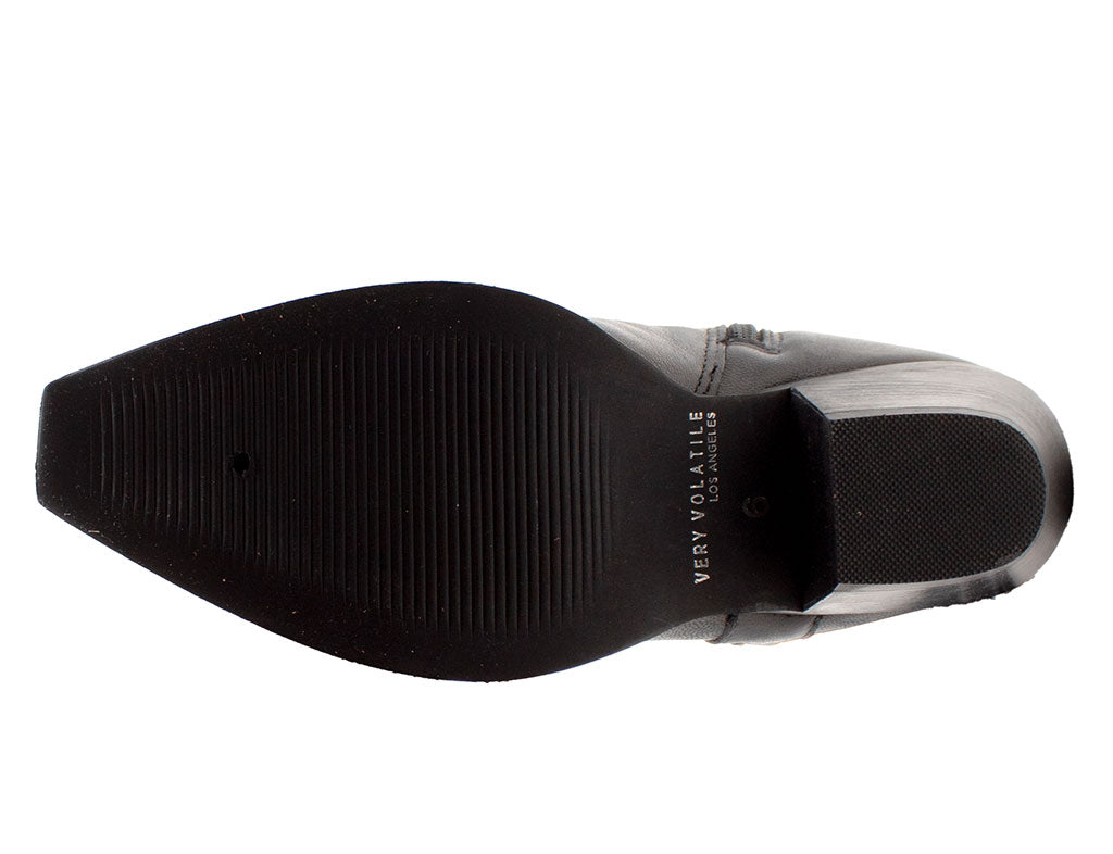 Very Volatile Women's Palomino Knee-High Suede Fringe Stud Boot