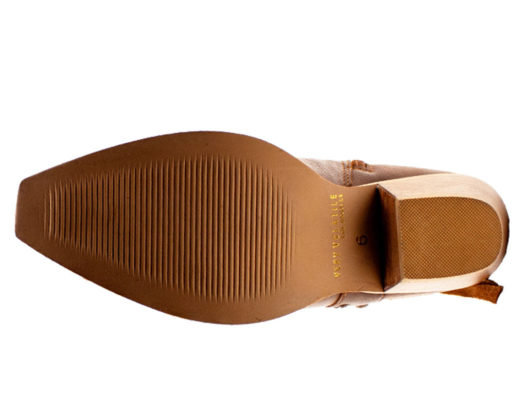 Very Volatile Women's Palomino Knee-High Suede Fringe Stud Boot