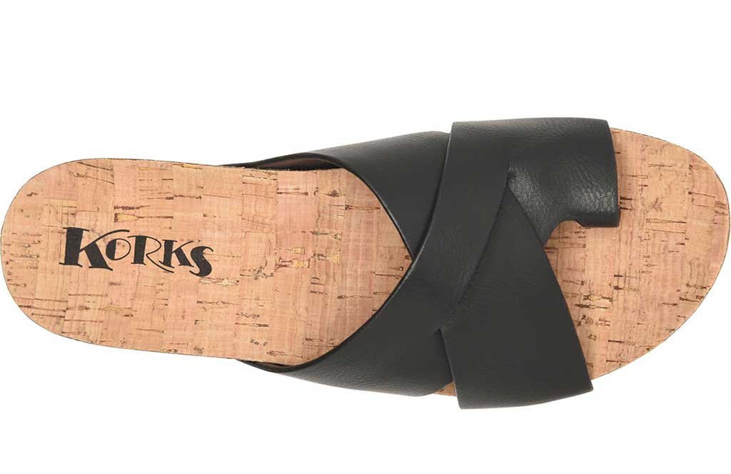 Korks Women's Micha Toe Loop Slide Wedge Sandal
