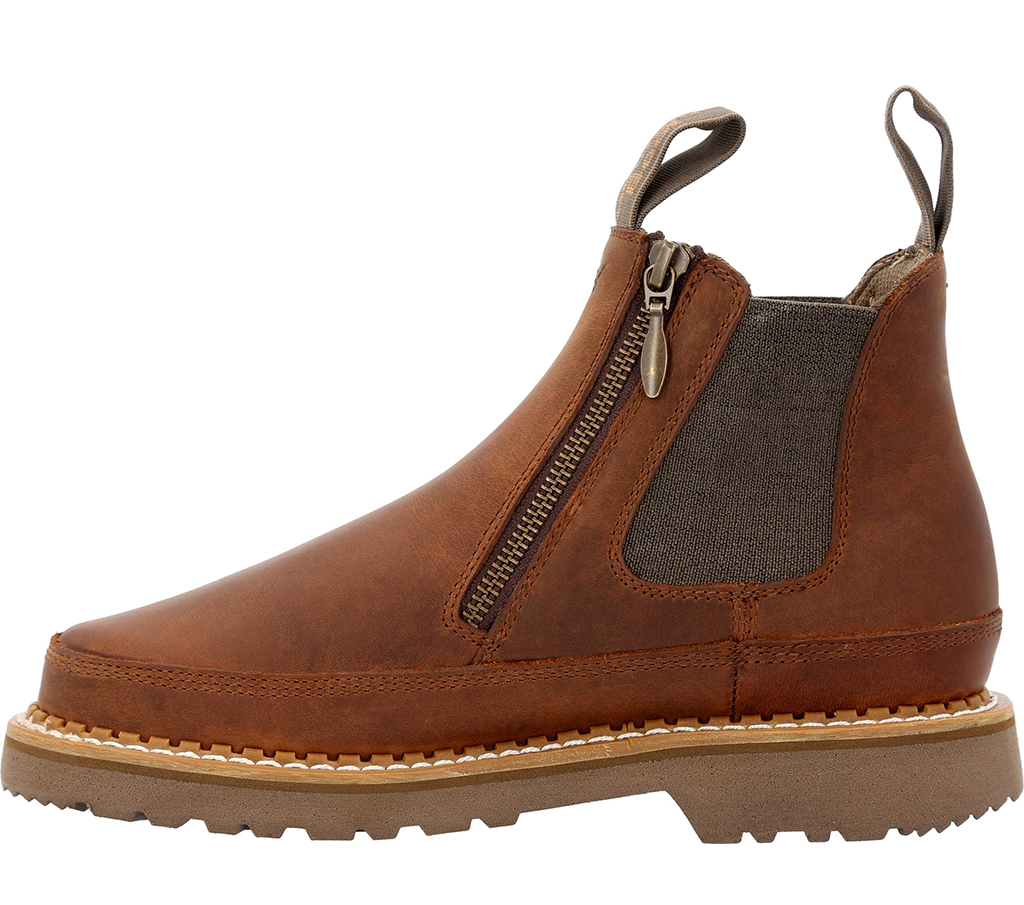Georgia Boot Women's Side Zip Chelsea Romeo