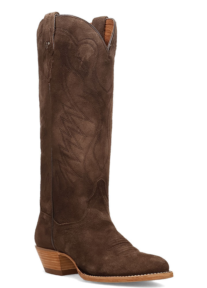 Dan Post Women's Neon Prairie Suede Leather Western Boot