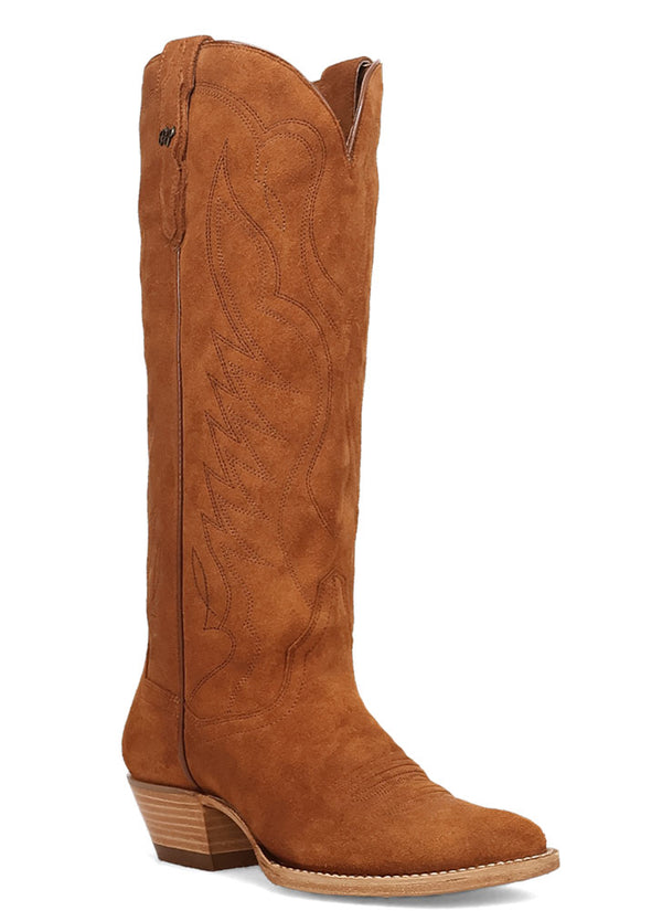 Dan Post Women's Neon Prairie Suede Leather Western Boot