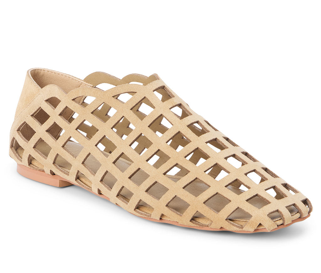 Matisse Women's Cooper Woven Cage Flat