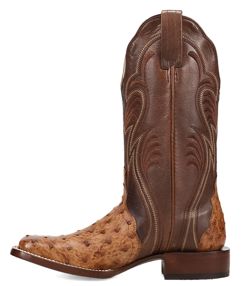 Dan Post Women's Reese Full Quill Ostrich Western Boot