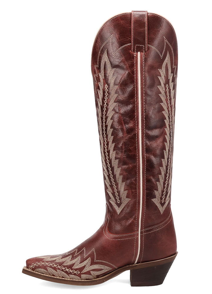 Laredo Women's Roxelle Wide Calf Leather Western Boot