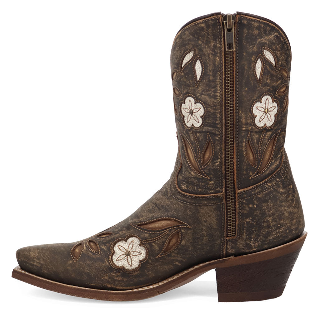 Laredo Women's Wild Petal Short Leather Boot