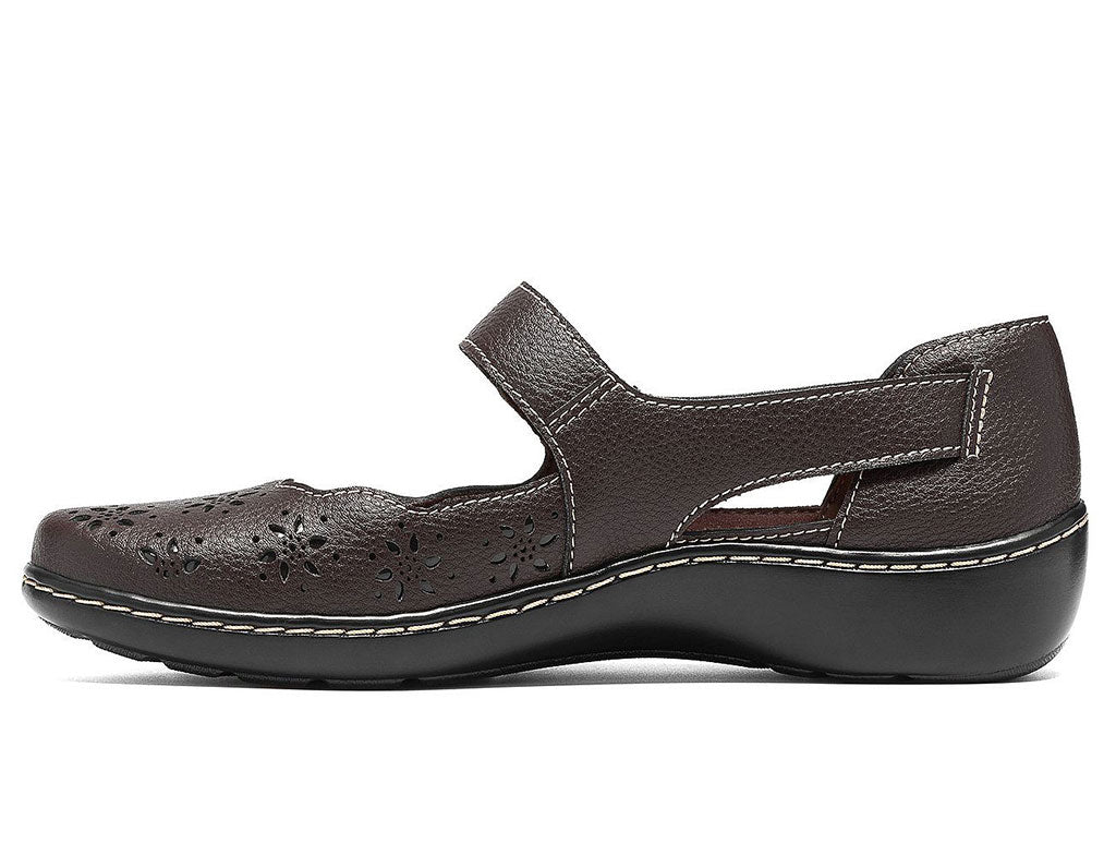 Clarks Women's Cora Jane Leather Mary Jane Flat
