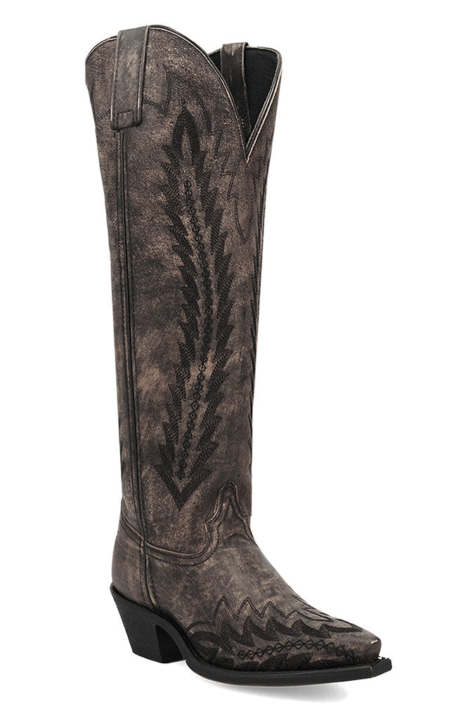Laredo Women's Roxelle Wide Calf Leather Western Boot