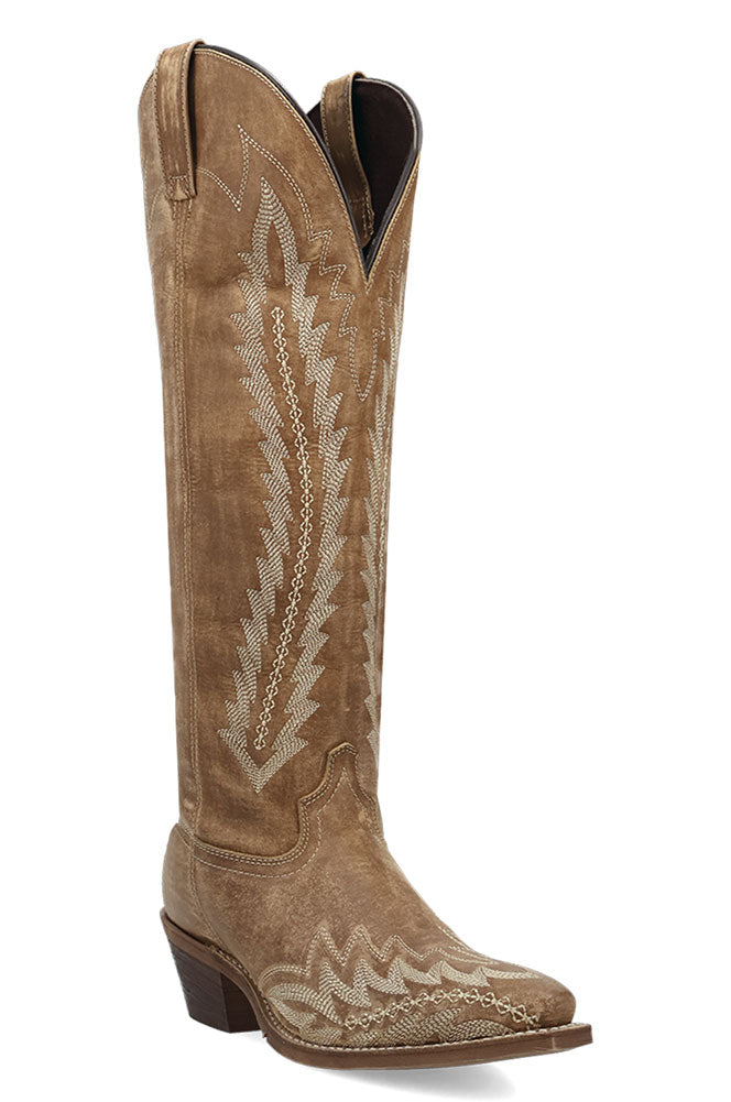 Laredo Women's Roxelle Wide Calf Leather Western Boot