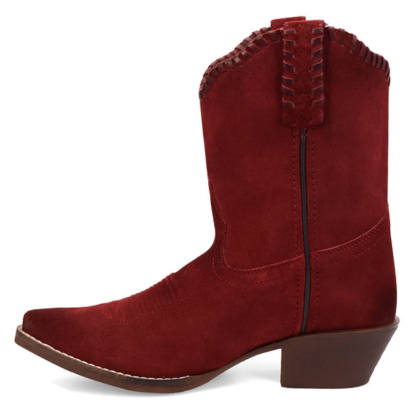Laredo Women's Whitley Suede Short Leather Bootie