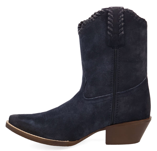 Laredo Women's Whitley Suede Short Leather Bootie