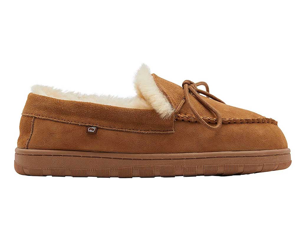 Lamo Women's Doubleface Moccasin Chestnut