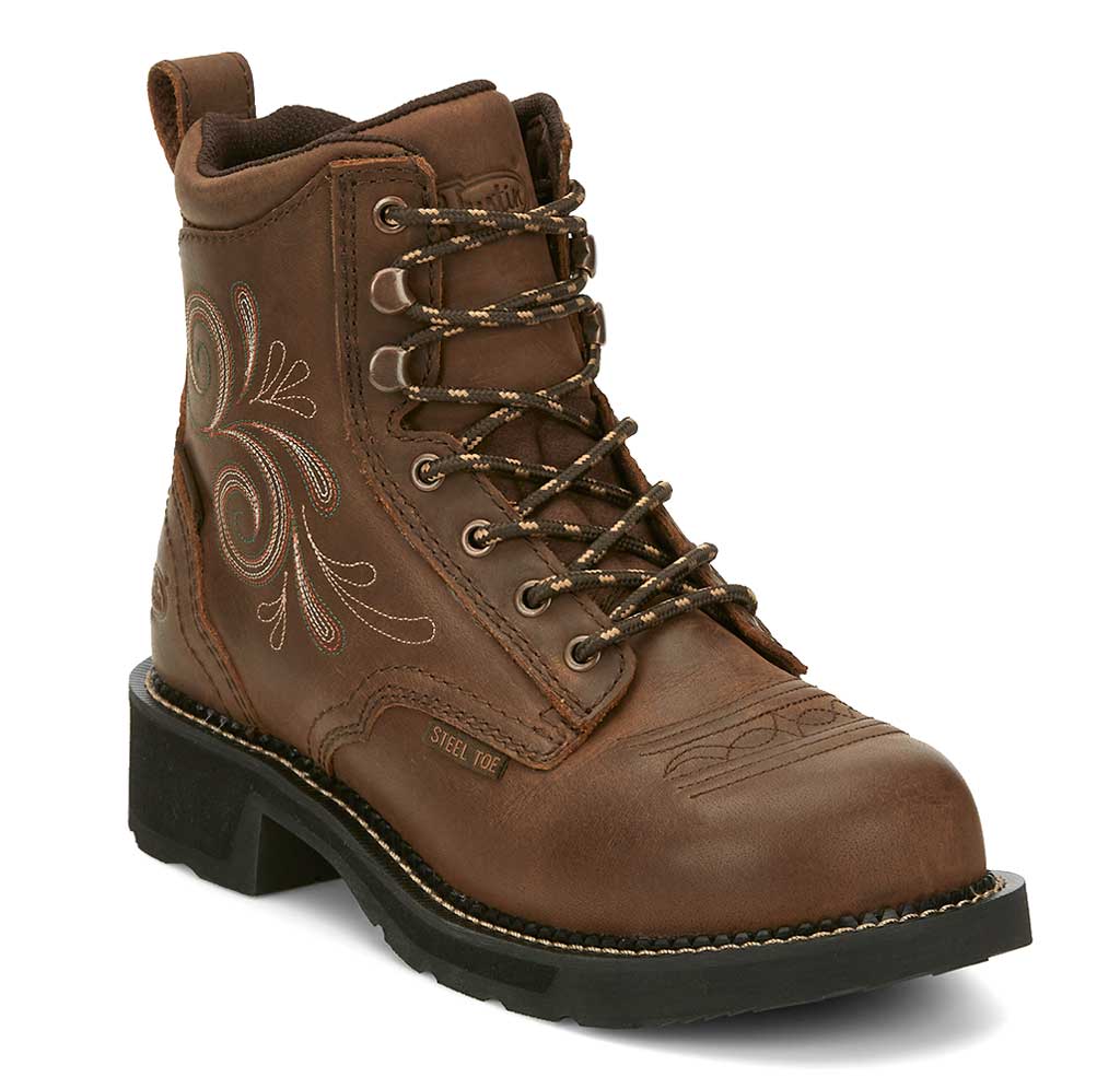 Justin Women's Katerina 6 In ST WP Work Boot