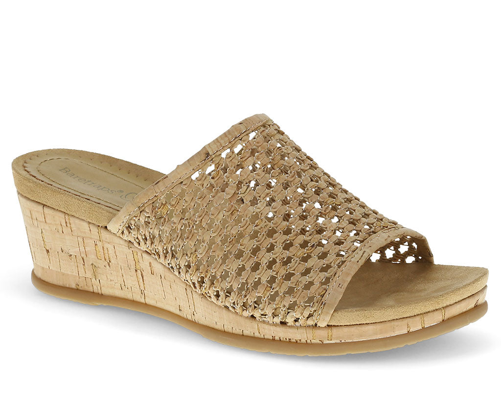Baretraps Women's Flossey Wedge Slide Sandals