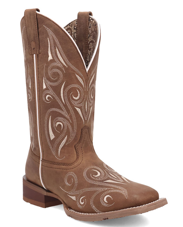 Laredo Women's Spurred Leather Western Boot