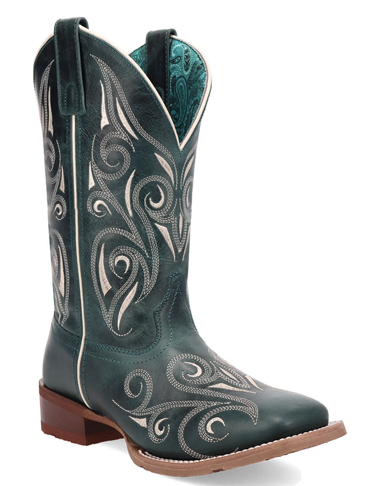 Laredo Women's Spurred Leather Western Boot