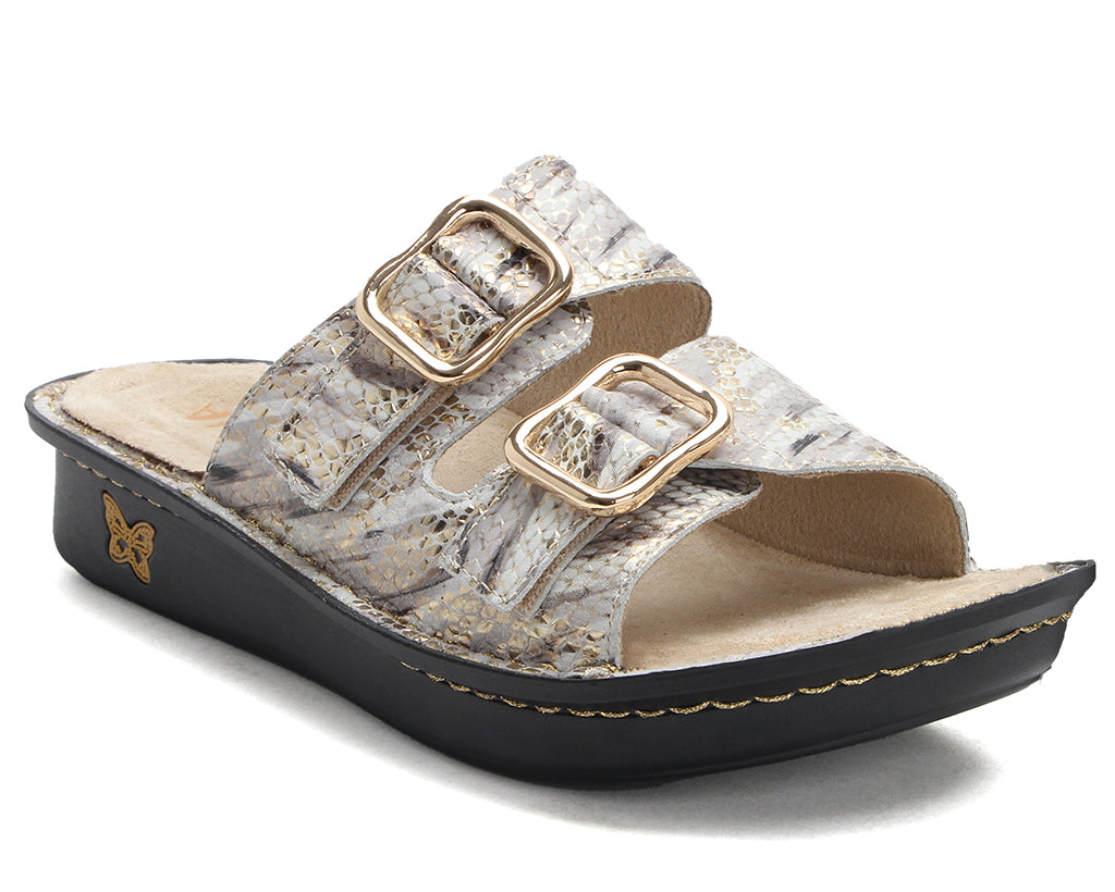 Alegria Women's Verah Double Buckle Slide Sandal