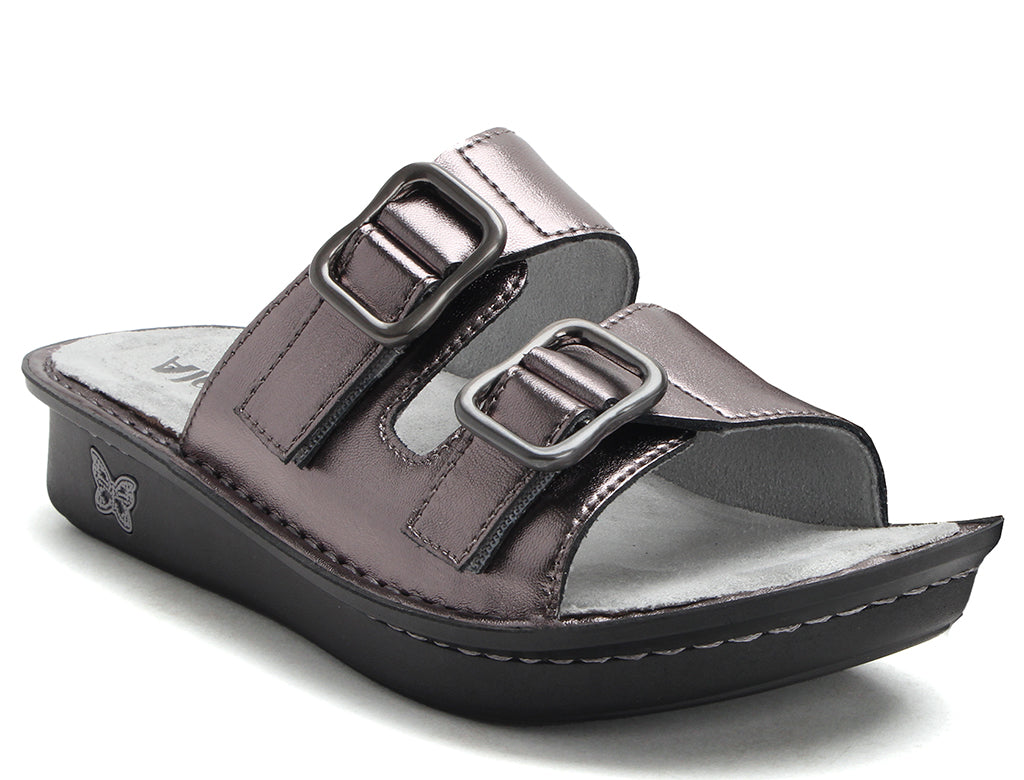 Alegria Women's Verah Double Buckle Slide Sandal