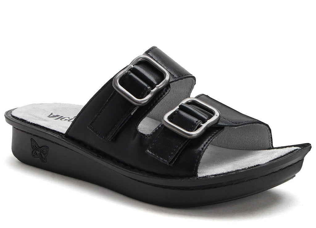 Alegria Women's Verah Double Buckle Slide Sandal