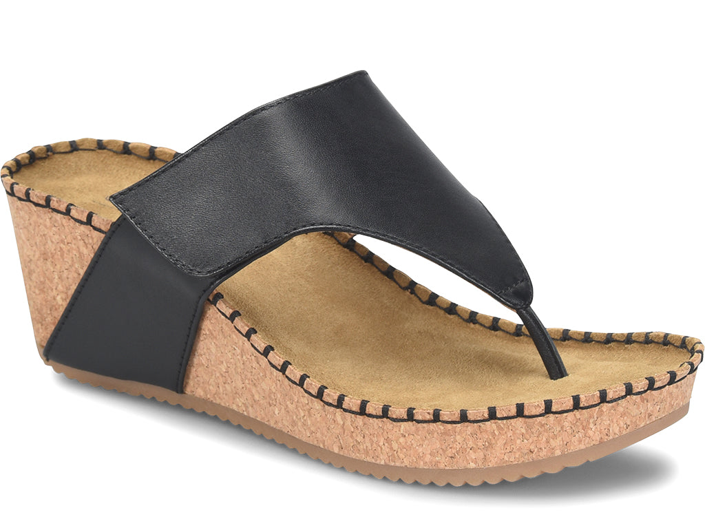 Comfortiva Women's Edwyn Wedge Thong Sandal