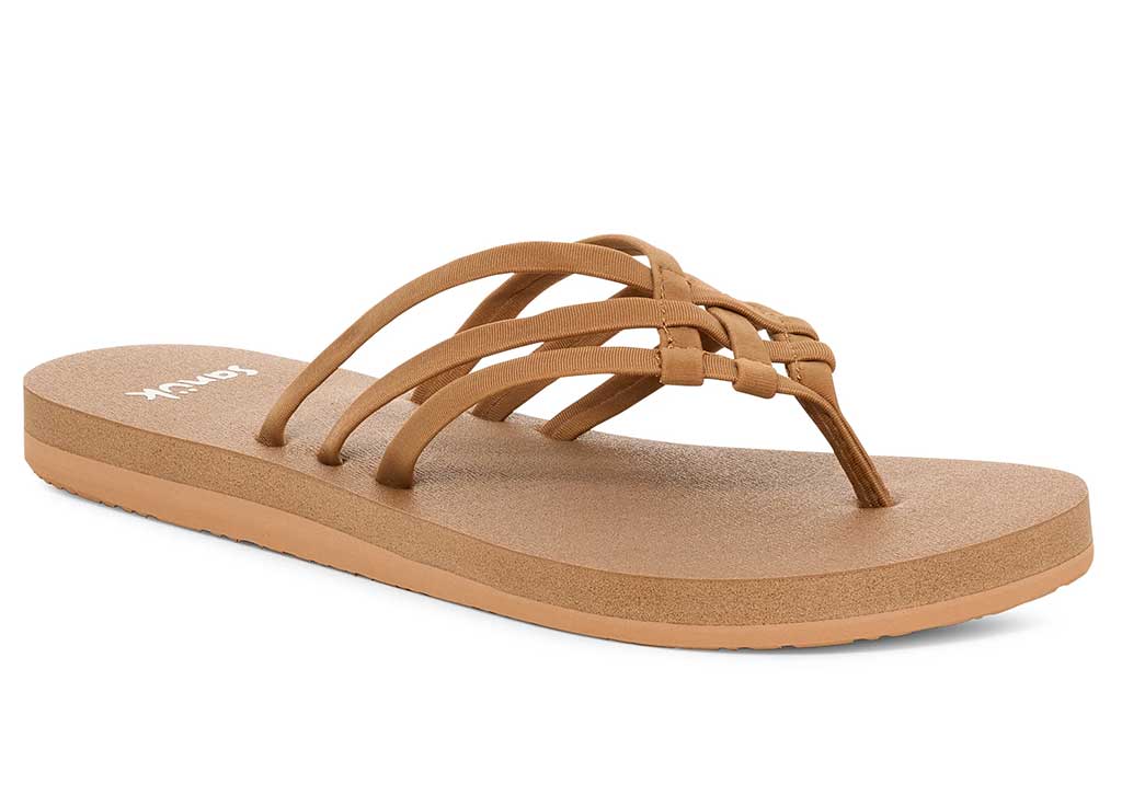 Sanuk Women's Yoga Sandy II Memory Foam Flip Flops