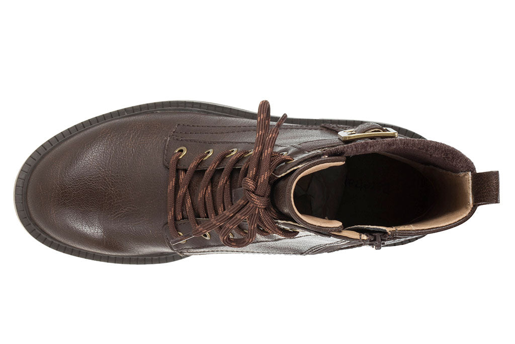 Baretraps Women's Tinsley Lace-Up Slip-Resistant Combat Boot