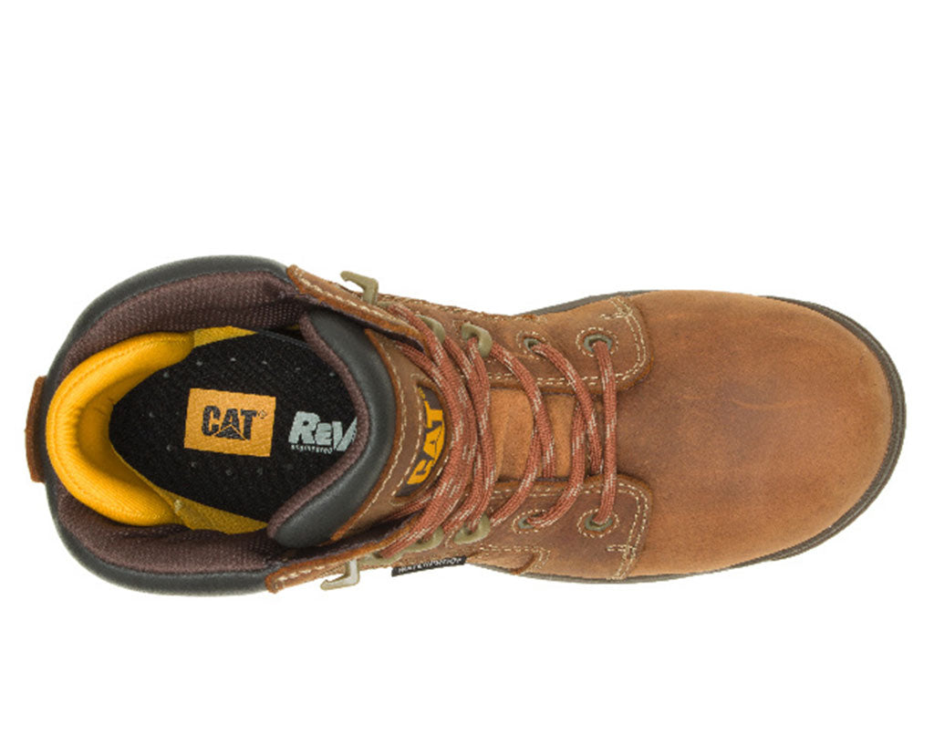 CAT Women's Resorption Waterproof Composite Toe Slip-Resistant Boot