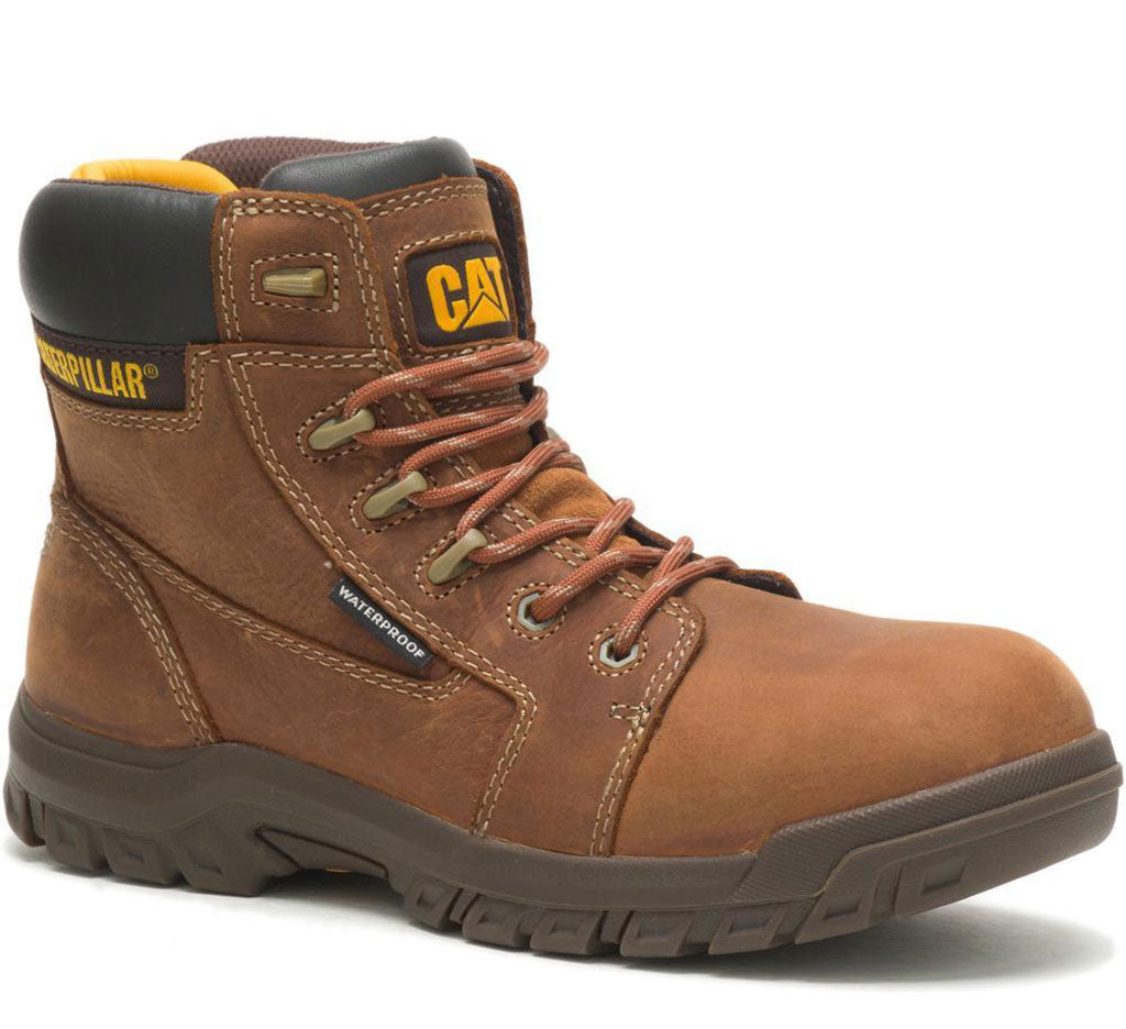 CAT Women's Resorption Waterproof Composite Toe Slip-Resistant Boot