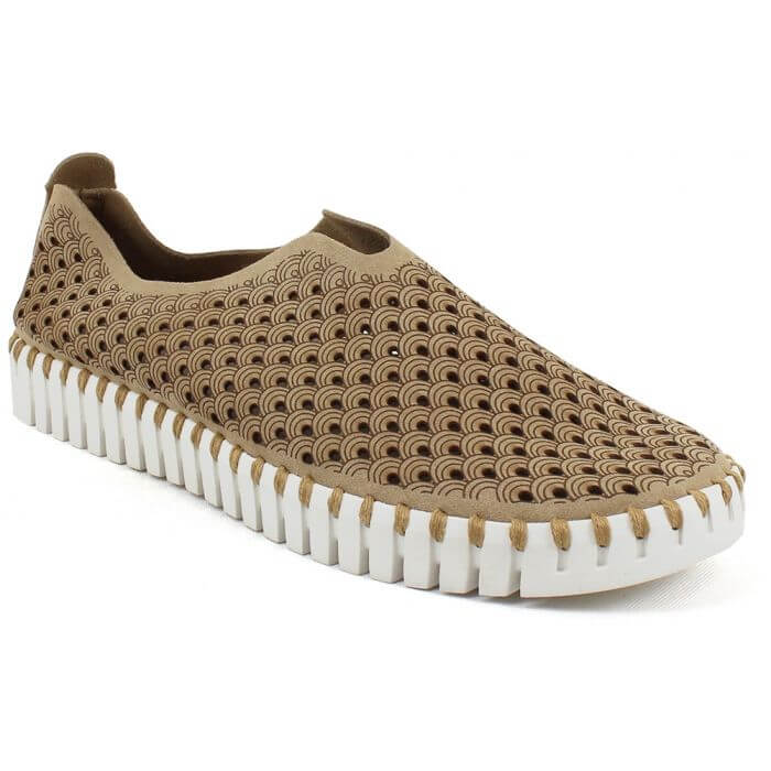 Ilse Jacobsen Women's Woven Flat Latte