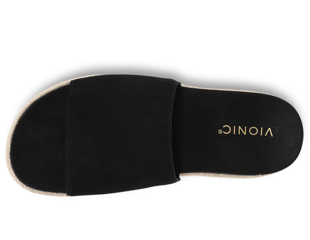 Vionic Women's Yasmina Platform Espadrille Slide Sandal