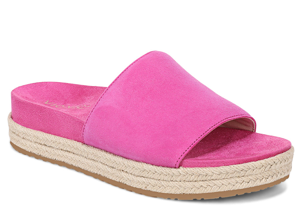 Vionic Women's Yasmina Platform Espadrille Slide Sandal