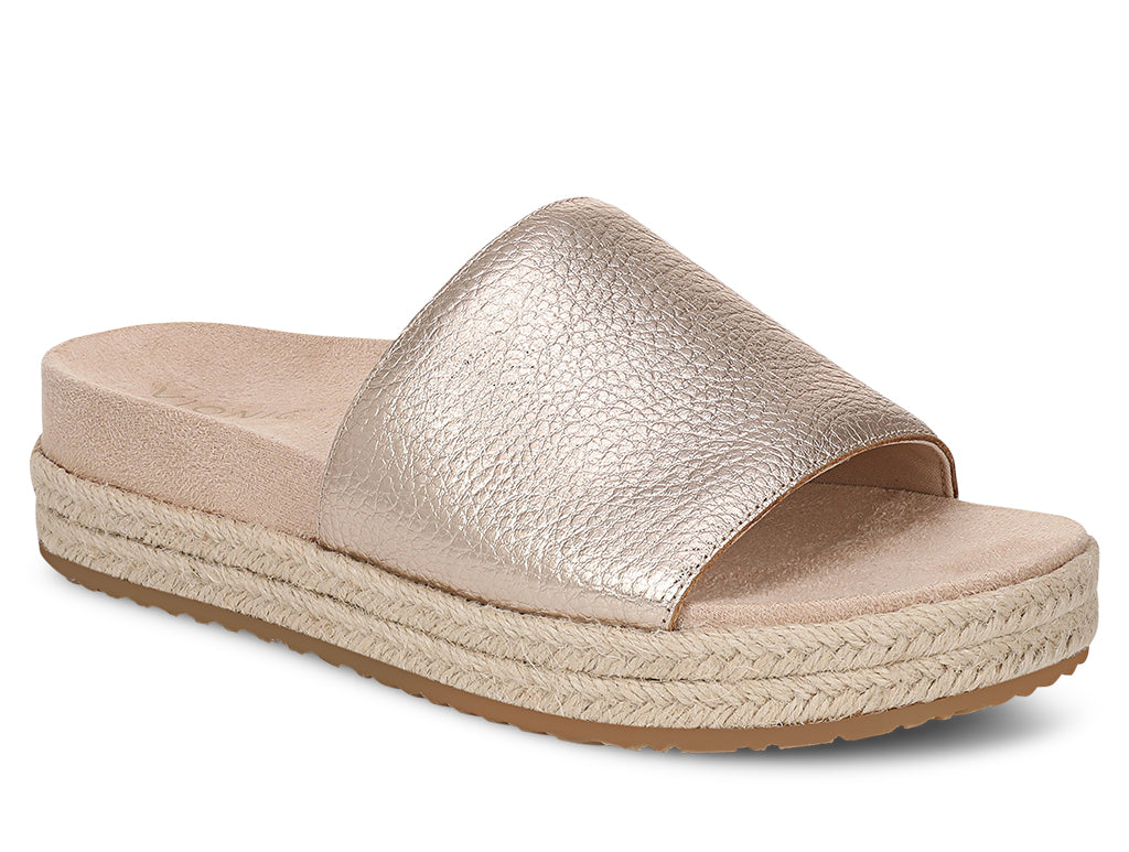 Vionic Women's Yasmina Platform Espadrille Slide Sandal
