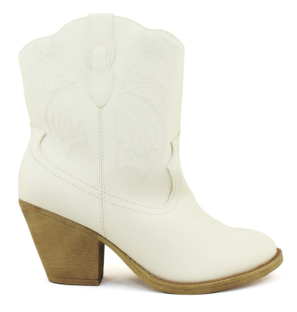 Jellypop Women's Baley Butterfly Western Boot