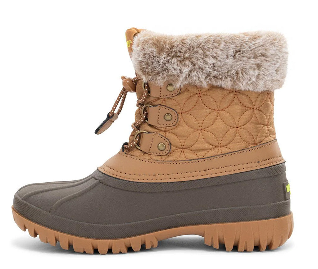 Western Chief Women's Polar Faux Fur Ankle Cold Weather Duck Boot
