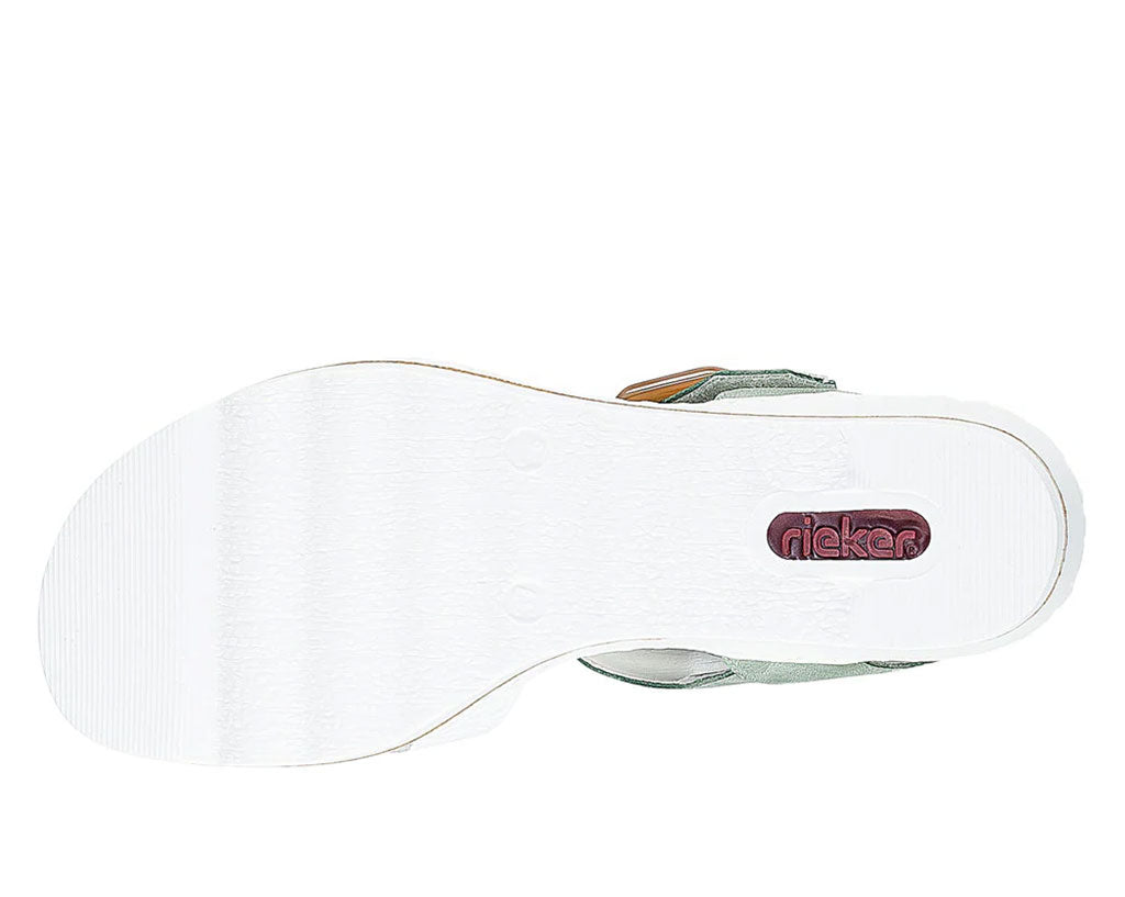 Rieker Women's 67476 Rose Wedge Sandal