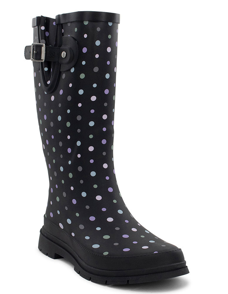 Western Chief Women's Ditsy Dot Tall Rain Boot